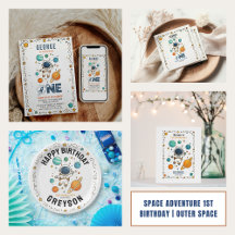 Space Adventure 1st Birthday | Outer Space Party 