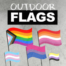 OUTDOOR PRIDE FLAGS from LGBTShirts.com