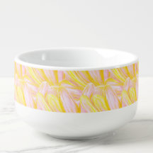 Butter Yellow Abstract Floral Collection