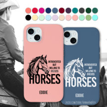 Introverted, but willing to discuss horses, funny 