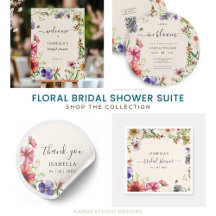 Floral Watercolor Bridal Shower