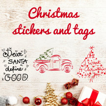 Christmas Stickers & Tags