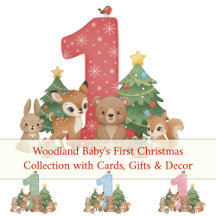 Woodland Animals Baby's First Christmas Collection
