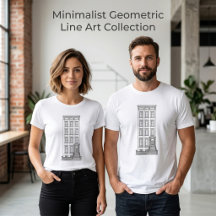 Minimalist Geometric Line Art