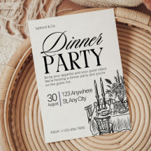 Rehearsal Dinner Invitation
