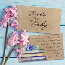 Cute Books for Baby Enclosure Cards
