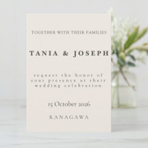 Minimalist Wedding Collection