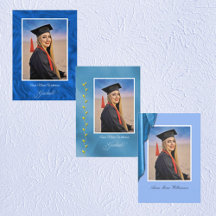 GRADUATION MODERN BLUE