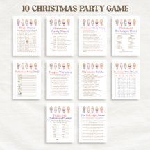 Holiday Christmas Paty Games