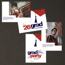Modern Typography Graduation Party Collection