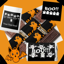 Halloween Chocolate, Favors and Favor Bags 