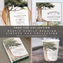 Rustic Family Reunion Vintage Tree Collection