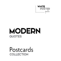 MODERN Quotes - Postcards