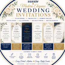 Modern Elegance Wedding Invitations