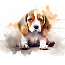 Beagle Bliss: Watercolor Art Collection