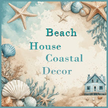 Vintage Seaside Beach Housewarming Coastal Decor