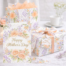 PEACH ROSES & LAVENDER COTTAGECORE COLLECTION