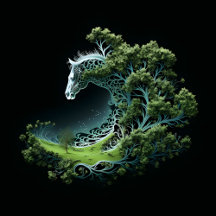 Enchanting Equine: Nature's Silhouette