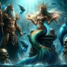 Mermaid and Merman: Creatures of the Sea