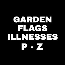 GARDEN FLAGS P - Z