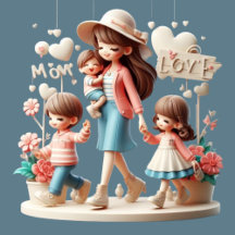 Happy mother's day Greeting Cards 
