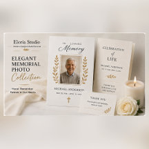 Elegant Memorial Photo Collection