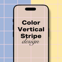 Soft Color Vertical Stripe Pattern Design