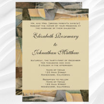 Abstract Cubism Wedding Collection