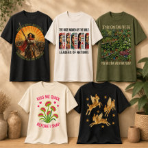 Graphic T-Shirts for Plant and Faith Lovers
