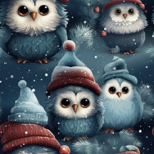 Christmas Owls