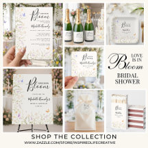 Love Is In Bloom Bridal Shower Supplies Collection