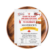 Firefighter Kids Birthday Collection