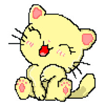 Cute Kawaii Cat Pixel art