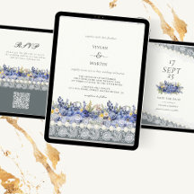 Classic Vintage Lace And Pearls Wedding Collection