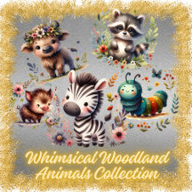 Whimsical Woodland Animals Collection