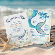 Under the Sea Ocean Animals Birthday 