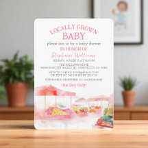 Locally Grown Baby Girl Baby Shower 