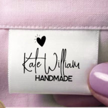 Fabric sew on label for handmade items