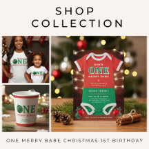 One Merry Babe Christmas 1st Birthday Party
