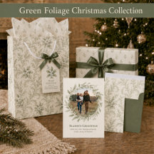Elegant Christmas Green Foliage 