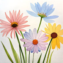 Wild Flowers Caress  Face Towel