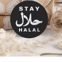 Halal Food Stickers and Stamps