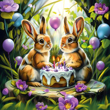 Rabbits Garden Birthday Party