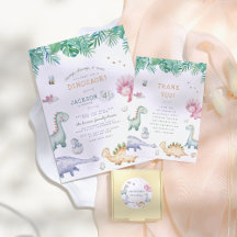 Stomp, Chomp & Roar Dinosaur Birthday Party