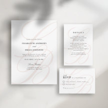 Amber • Minimalist Script Font Monogram | Elegant 