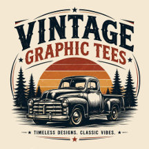 Vintage Retro Graphic Tees