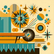 Mid-Century Modern Patterns Collection