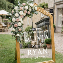 Custom Wedding Mirror Decal