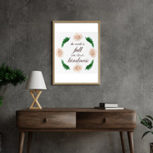 Psalm 33:5 Evangelical Gifts | Scripture Art