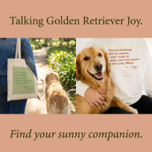 I'm Not Barking | Golden Retriever Floral Gifts